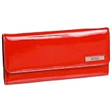 Kenneth Cole Reaction Women's Patent Tri Me A River Wallet w/ Logo Lining