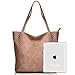 KISS GOLD(TM) Leisure Canvas Tote Shoulder HandBag for Women Crossbody Bag for Women (Coffee)