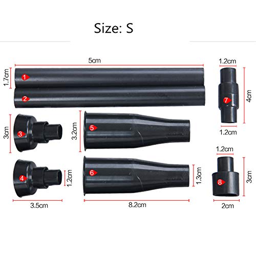 GEZICHTA Sprayer Head Set Durable Garden Solar Powered Sprinklers Fountain Pond Accessories Multifunction Water Pump Waterfalls Display Nozzle Assorted Black - Thumbnail 4