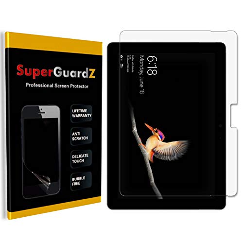 [3-Pack] Microsoft Surface Go Screen Protector - SuperGuardZ, Anti-Glare, Matte, Anti-Fingerprint, Anti-Scratch, Anti-Bubble [Lifetime Replacement]