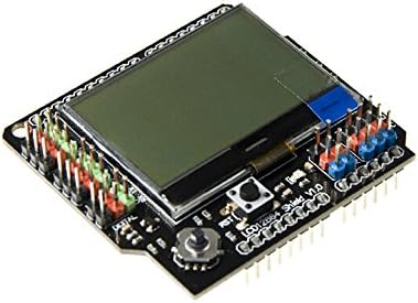 Lcd12864 Shield For Arduino /This Framed LCD12864 Shield With LED Backlight Is Compatible With Most Of Arduino Controllers And Supports English/Chinese/Picture Display