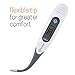 Digital Medical Oral Thermometer for Fever - Baby Kids and Adults - Accurate and Fast 10 Sec Reading - Rectal and Armpit Temperature Termometro for Infant Children and Babies with Fever Indicator