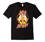 Mens Rick & Morty Bird Person heavy metal Large Black