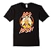 Mens Rick & Morty Bird Person heavy metal Large Black