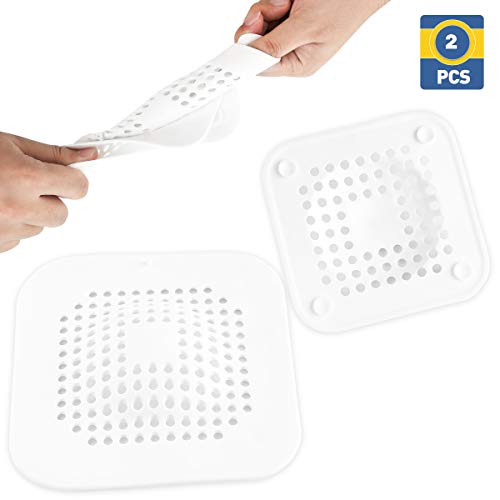 Hair Catch,MUIIGOOD Drain Protector Silicone, Shower Drain Cover,Hair Trap,Sink Catcher,Sink Strainer,Drain Cover,Drain Filter,Shower Hair Catcher,Bathtub Hair Catcher