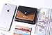 Borgasets Women's RFID Blocking Small Compact Bifold Leather Pocket Wallet Ladies Mini Purse (Black)