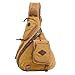 Big Mango Big Capacity Multipurpose Fashion Men Satchel Shoulder Bag New Tide Chest Pack Crossbody Bag Sports Waist Bag Leisure Pocket for Key Photo Credentials Cards Makeup and Automatic Umbrella Apple iphone 4 4s 5 5s Samsung Galaxy s3 s4 NOTE2 NOTE3 HTC MP3