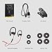 Bluetooth Headphones Wireless Earbuds Sport in-Ear IPX7 Sweatproof Earphones with Mic Super Sound Quality Bluetooth 4.1 ，8 Hours Play Time, Noise Cancelling Headsets Secure Fit Design Red