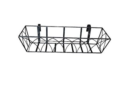 Minerva Naturals - Railing Metal Planter Lotus Design