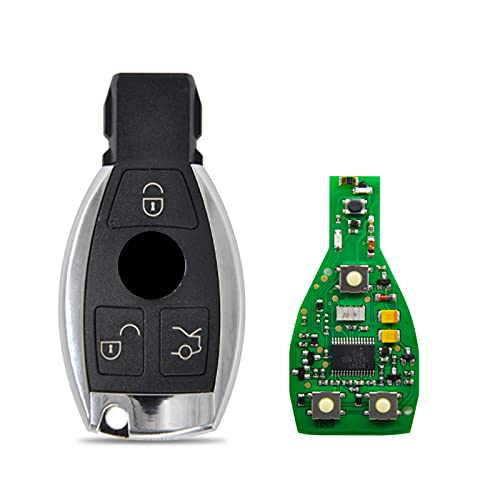Car Remote Key For Mercedes Benz A C E S Class BGA NEC 433Mhz Auto Smart Control Replacement Car Blank Key