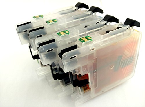 LC203 LC201 Full Refillable Ink Cartridge Use For MFC-J460DW J480DW J485DW J680DW J880DW J885DW MFC-J4320DW J4420DW J4620DW J5520DW J5620DW J5720DW Printers