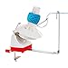 Yarn Ball Winder, Effective Jumbo Size 7-Ounce Capacity Hand Operated Yarn Winder Spinner Baller Roller for Thick Large Wool Yarns Storage Sewing Knitting Crocheting Needs with Crochet Tips Ebook