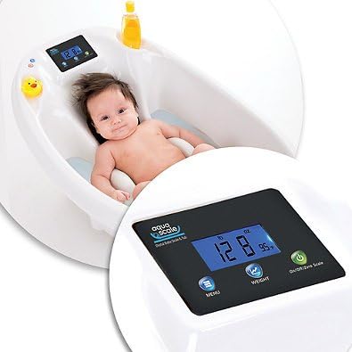 infant tub with scale