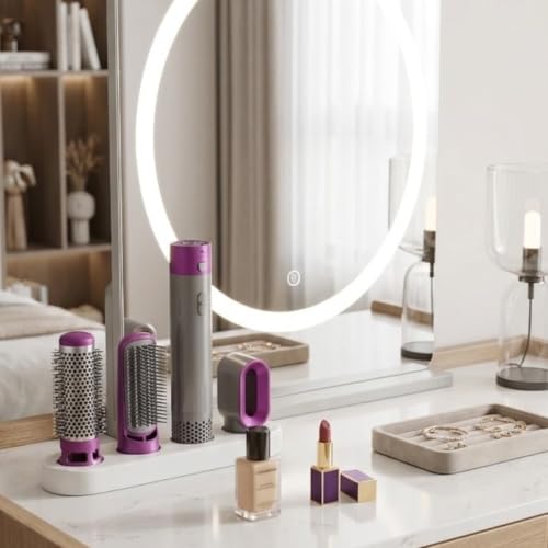 Secador cabelo 5 em 1, intercambiáveis, Alisa, Modela, Seca, Penteia. | escova pratica