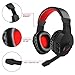 NUBWO U3 3.5mm Gaming Headset for PC, PS4, Laptop, Xbox One, Mac, iPad, Nintendo Switch Games, Noise Cancelling Computer Game Surround Sound Gamer Over Ear Flexible Microphone Volume Control with Micthumb 3