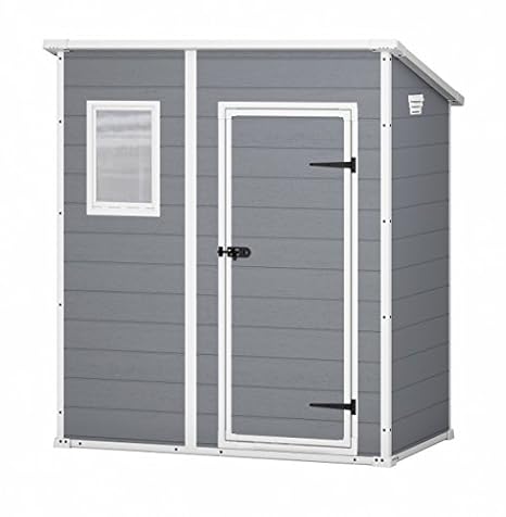 Gartenhaus aus Polypropylen Manor Pent 6x4 | 183.5 x 111 x 200 | Keter