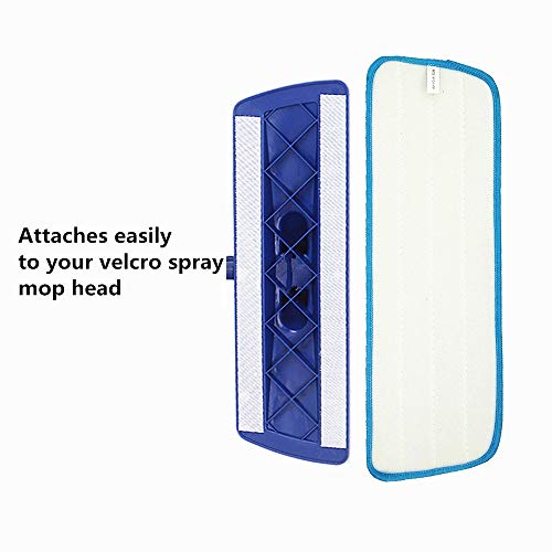 Microfiber Spray Mop Replacement Heads for Wet/Dry Mops Floor Cleaning Pads Compatible with Bona