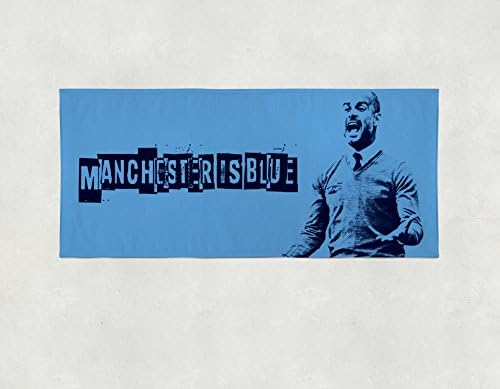Manchester is Blue Beach Towel - Champions of England