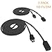 (10FT,2 Pack) SNES Classic Controller Extension Nylon Braided Cable, Compatible with Mini NES Classic Controller (2016)- Super Nintendo SNES Classic Edition Controller (2017)- Wii Remote/Nunchuck