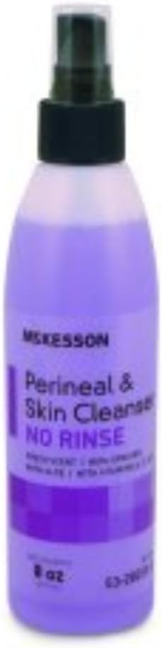 McKesson Rinse-Free Perineal Wash Liquid, 8 Ounces Pump Bottle, Fresh Scent: Health & Personal Care