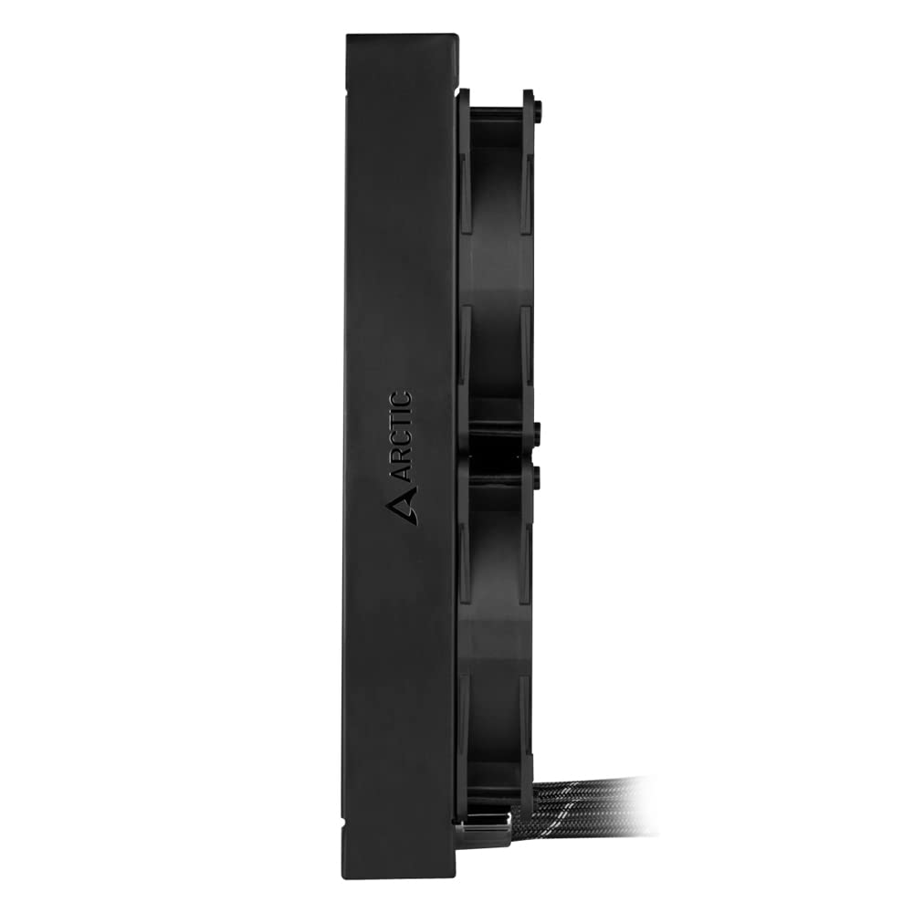 ARCTIC Liquid Freezer II 280 RGB - Multi-compatible all-in-one CPU AIO water cooler with RGB, efficient PWM-controlled pump, fan speed: 200-1900 RPM, LGA1700 compatible - Black