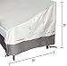Reusable Revolution 2-Seater Deep Lounge Sofa Patio Cover - Water Resistant Furniture Cover (Grey w/Grey Trim)