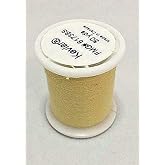 Made with Kevlar Thread Fly Tying Sewing Extra Strong Knots Black Yellow Natural (Yellow 0.2mm)