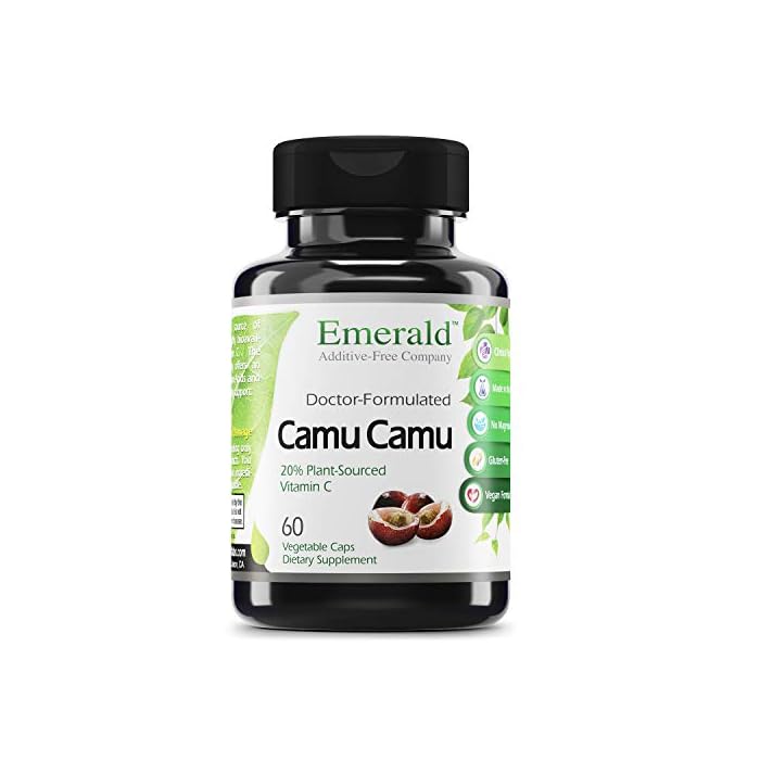 Emerald Labs Camu Camu Extract - Dietary Supplement with Plant-Sourced Vitamin C, Bioflavonoids, Amino Acids, and B…