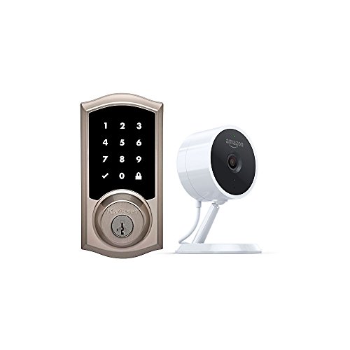 Kwikset 916 SmartCode ZigBee Touchscreen Smart Lock + Amazon Cloud Cam