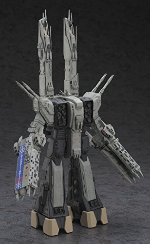 1/4000 SDF-1 Macross ship The forced attack type Theater edition Plastic model.