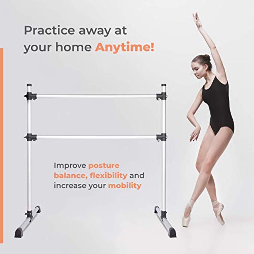 Ballet Barre Portable for Home Adjustable & Portable Premium 4ft
