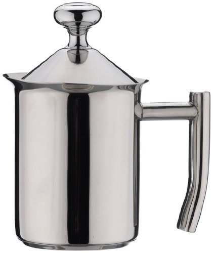 Grunwerg Stainless Steel Milk frothing Frother Jug Pot 400ml / 13.5 fl oz- MF-400
