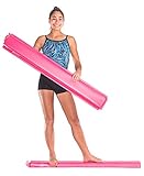 Juperbsky Balance Beam for Kid's Gymnastics Practice - Easy to Store, Non Slip, 4ft Long - Floor Gym Equipment for Teens Hone Skills at Home