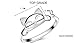 Creativelife Women's S925 Sterling Silver Cute Cat Women Open Ring,Adjustable