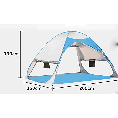 KSW_KKW Strand-Zelt im Freien Automatische Zelt Geschwindigkeit offener Schatten Wilde 2-3 Personen Angelzelt Anti… – Bild 3