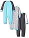 Disney Baby Monsters Inc Mike and Sully Coveralls, Blue, 9 Months (Pack of 3)