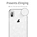 Unov Case Compatible with iPhone Xs Max Case Clear with Design Slim Protective Soft TPU Bumper Embossed Pattern Protective 6.5 Inch (Death Hallows)