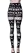 VIV Collection Plus Size Print Fashion Leggings, Reindeer Snow