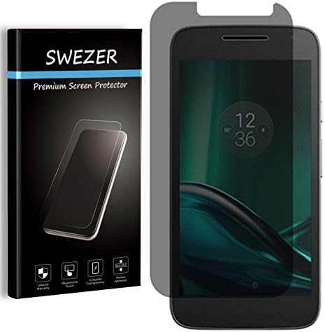 [2-Pack] For Moto G4 Plus / Moto G Plus (4th Gen) - SWEZER Privacy Anti-Spy Screen Protector, Anti-Glare, Anti-Scratch, Anti-Bubble [Lifetime Replacement]