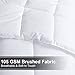 Balichun All Season King Goose Down Alternative Quilted Comforter with Corner Tabs - Hypoallergenic -Double Plush Fabric -Super Microfiber Fill -Machine Washab