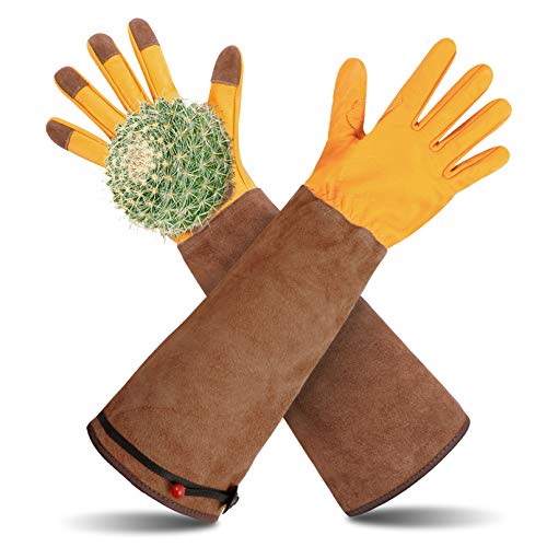 Poison Ivy Gloves, Heavy Duty Long Thorn Proof Garden Glove for Rose