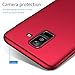 Galaxy A6 Plus 2018 Case, Arkour Galaxy A6+ (2018) Cases Minimalist Ultra Thin Excellent Grip Anti-Drop Full Protection Hard Cover Cases Slim Fit for Samsung Galaxy A6 Plus (2018) - Smooth Red