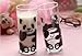 1 of Stylish Transparent Panda Glass Cup for Milk Cute Home Decoration (CLEAR)