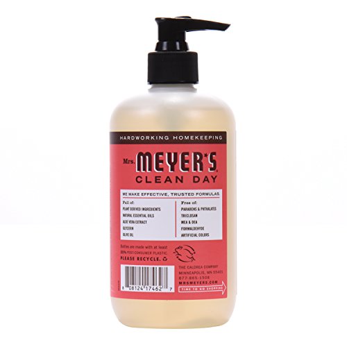 Mrs. Meyers Clean Day Hand Soap, Rhubarb, 12.5 fl oz, 3 ct