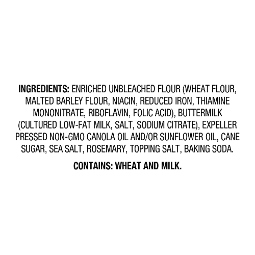 AMAZON BRAND – APLENTY, ROSEMARY FLATBREAD CRACKERS, 4.4 OZ