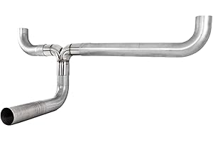 MBRP 4 Inch Exhaust Stack T-Pipe Connector Kit with Universal Fitment, Made of Aluminized Steel | UT2001
