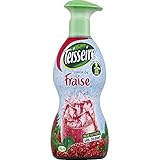 Teisseire French Syrup Strawberry concentrate syrup Large hard plastic bottle 750ml 25.4fl.oz