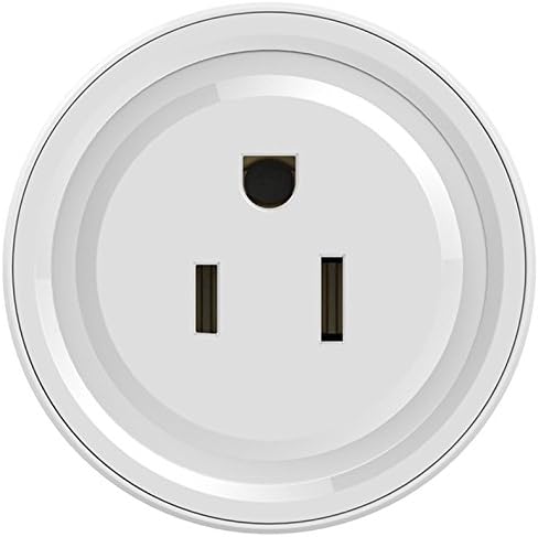 Smart Outlet Compatible with Alexa No Hub Required Remote Voice Control Intelligent Wifi Socket,1 Pack