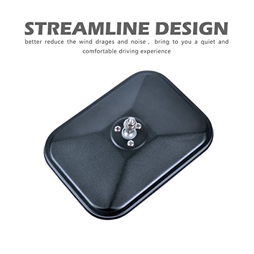 image for AutoEC Jeep A Pair Shake-proof Rectangular Adventure Mirrors, Jeep Wra