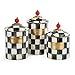 MacKenzie-Childs Courtly Check Enamel Canister - Large 5